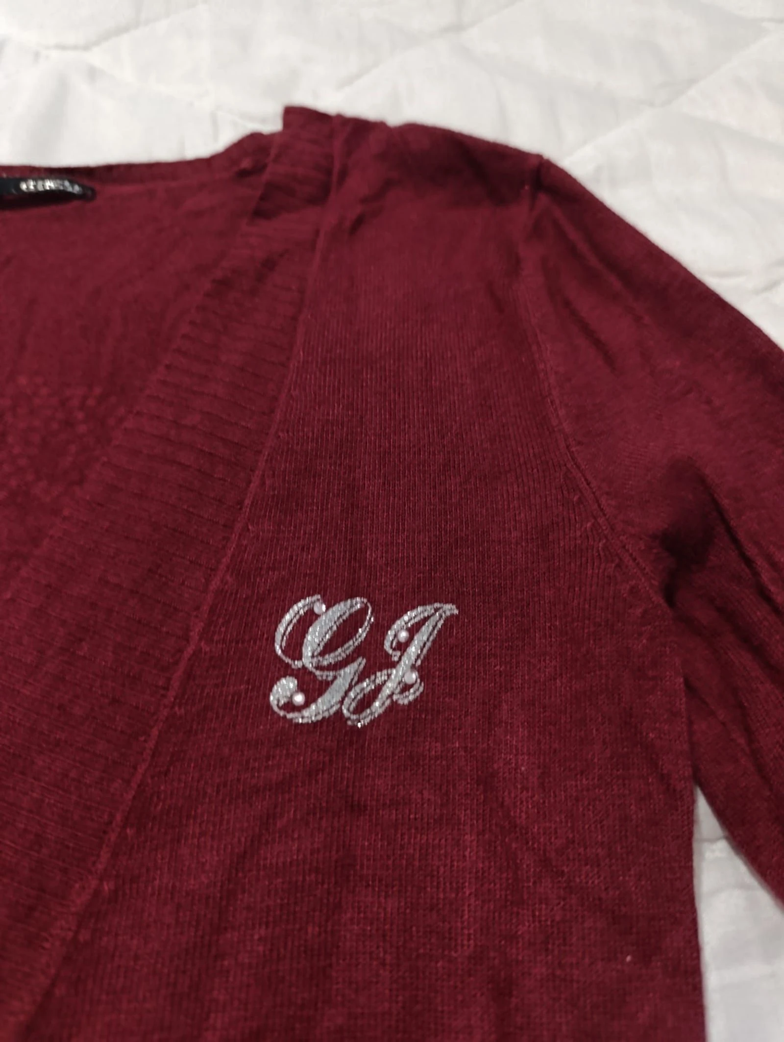 Jersey burgundy Guess Jeans talla xs – photo 7